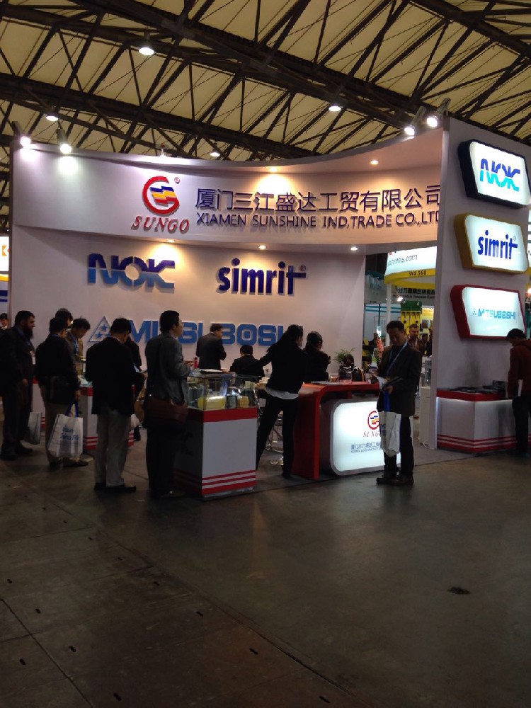 參加2014年上海寶馬展圓滿成功